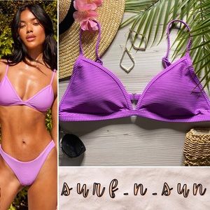 Billabong 💜 Tanlines Ceci Fixed Triangle Bikini Top